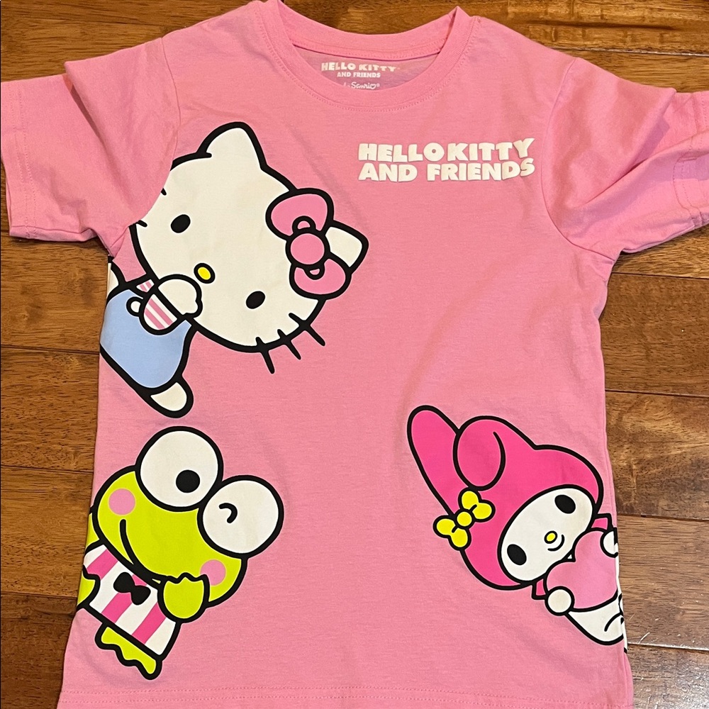 Sanrio Pink Hello Kitty & Friends Graphic Tee